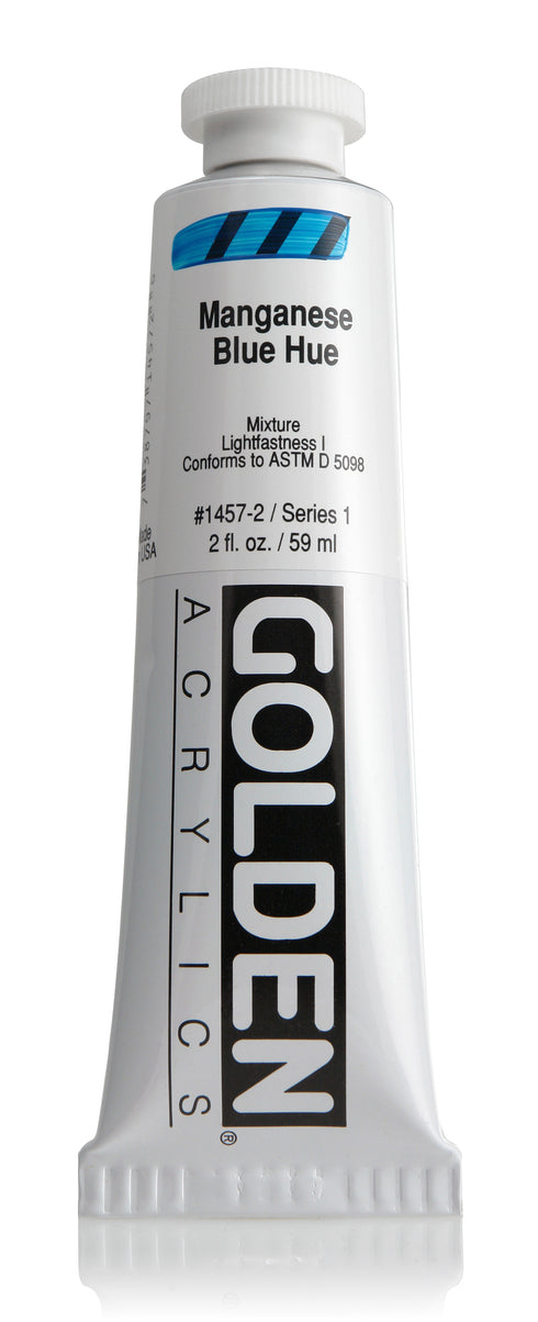 HB ACRYLIC PAINT  MANGANESE BLUE HUE 2OZ